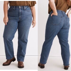 Madewell Women's Straight Leg Jeans - Blue